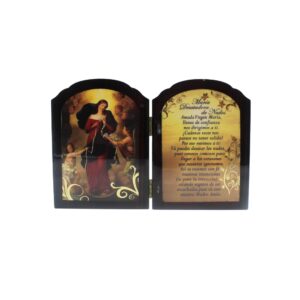 Retablo díptico de la Virgen María Desatadora de Nudos
