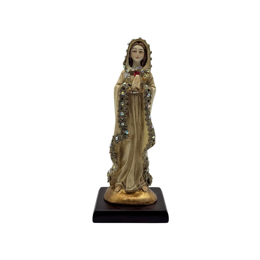 Estatuilla de la Virgen Rosa Mística