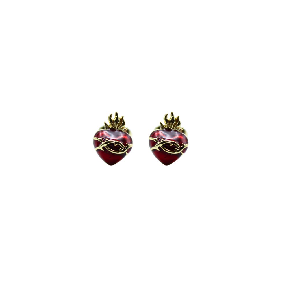 Aretes del Sagrado Corazón
