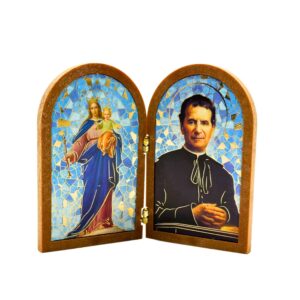 Retablo díptico de la Virgen María Auxiliadora