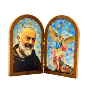 Retablo Díptico del Padre Pío