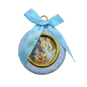 Medallón de cuna del Ángel de la Guarda