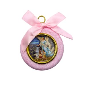 Medallón de cuna del Ángel de la Guarda
