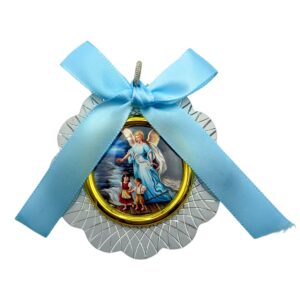 Medallón de cuna del Ángel de la Guarda