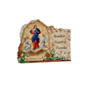 Placa Base de la Virgen María Desatadora de Nudos